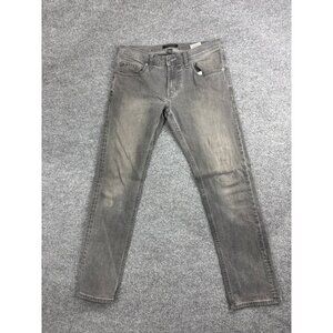 Banana Republic Vintage Straight Jeans Men's 30 x 32 Gray Denim Stretch 5 Pocket